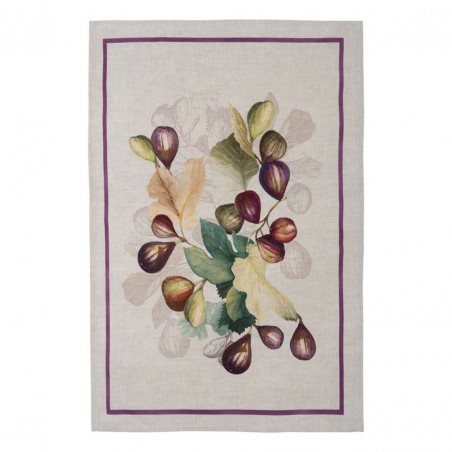 Serviette en lin Doucers figs cm. 50X 70 couleur naturelle