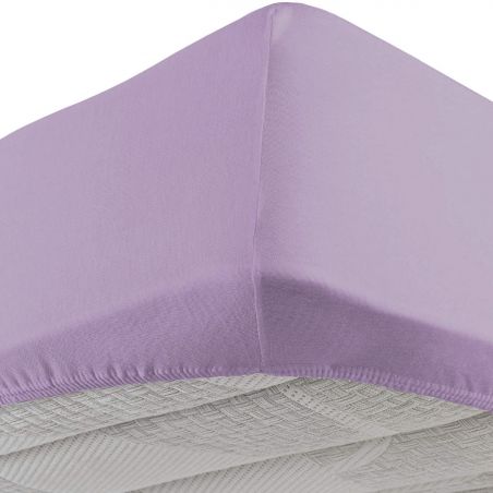 Lenzuolo sotto con angoli elastici Matrimoniale Large Vivacolor DaunenStep Violetto