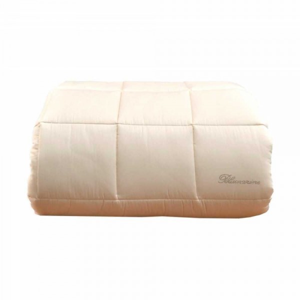 Winter Steppdecke für Doppelbett Blumarine Lory aus Satin Butterfarbe