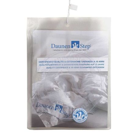 Daunensteppdecke Tagesdecke Zweifarbig DaunenStep 100% Daune Einzelbett in Übergröße - CLASSIC WINTER