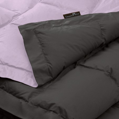 Daunensteppdecke Tagesdecke Zweifarbig DaunenStep 100% Daune Einzelbett - CLASSIC WINTER