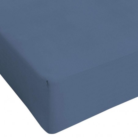 Draps-housses pour lit une place et demie Logan en jersey Couleur jean