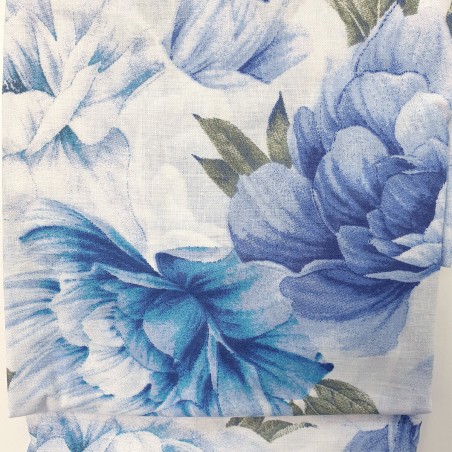 Drap de décoration Couvre-tout 170x250 cm PEONY couleur bleue