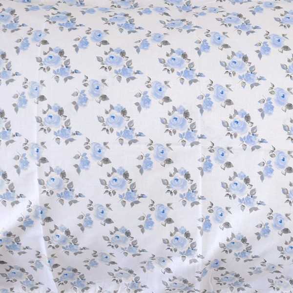 Set de draps pour lit double EBE couleur bleu