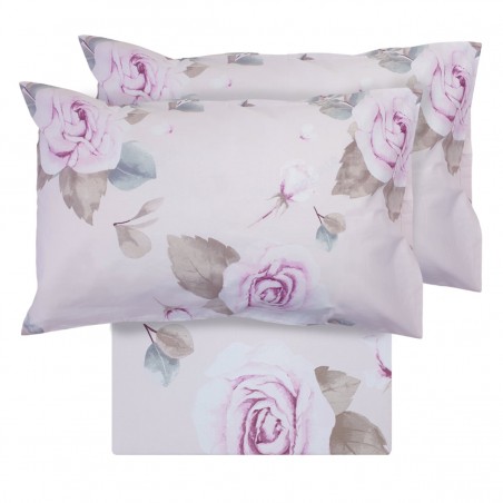 Ensemble housse de couette pour lit double VENUS couleur lavande