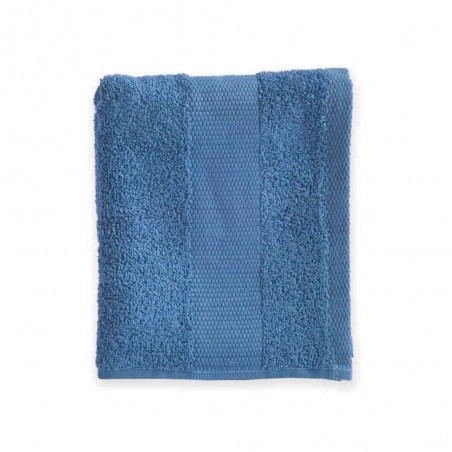 Serviette simple pour invité Andrea Home JSuperSoft Bleu