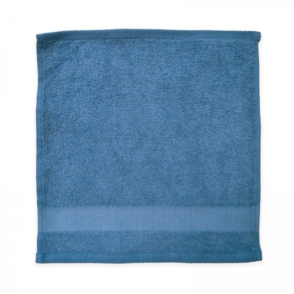 Lavette-serviette 30x30 cm Andrea Home JsuperSoft, couleur Bleu