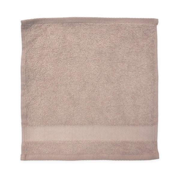 Lavette-serviette 30x30 cm Andrea Home JsuperSoft, couleur Beige