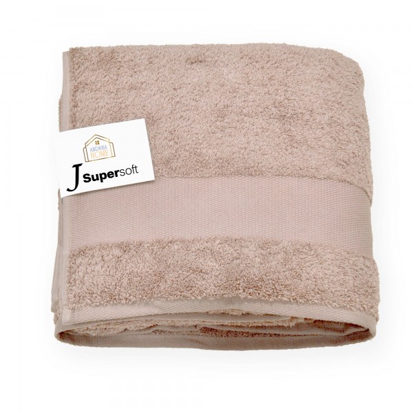 Extragroßes Duschhandtuch Andrea Home JSuperSoft Beige