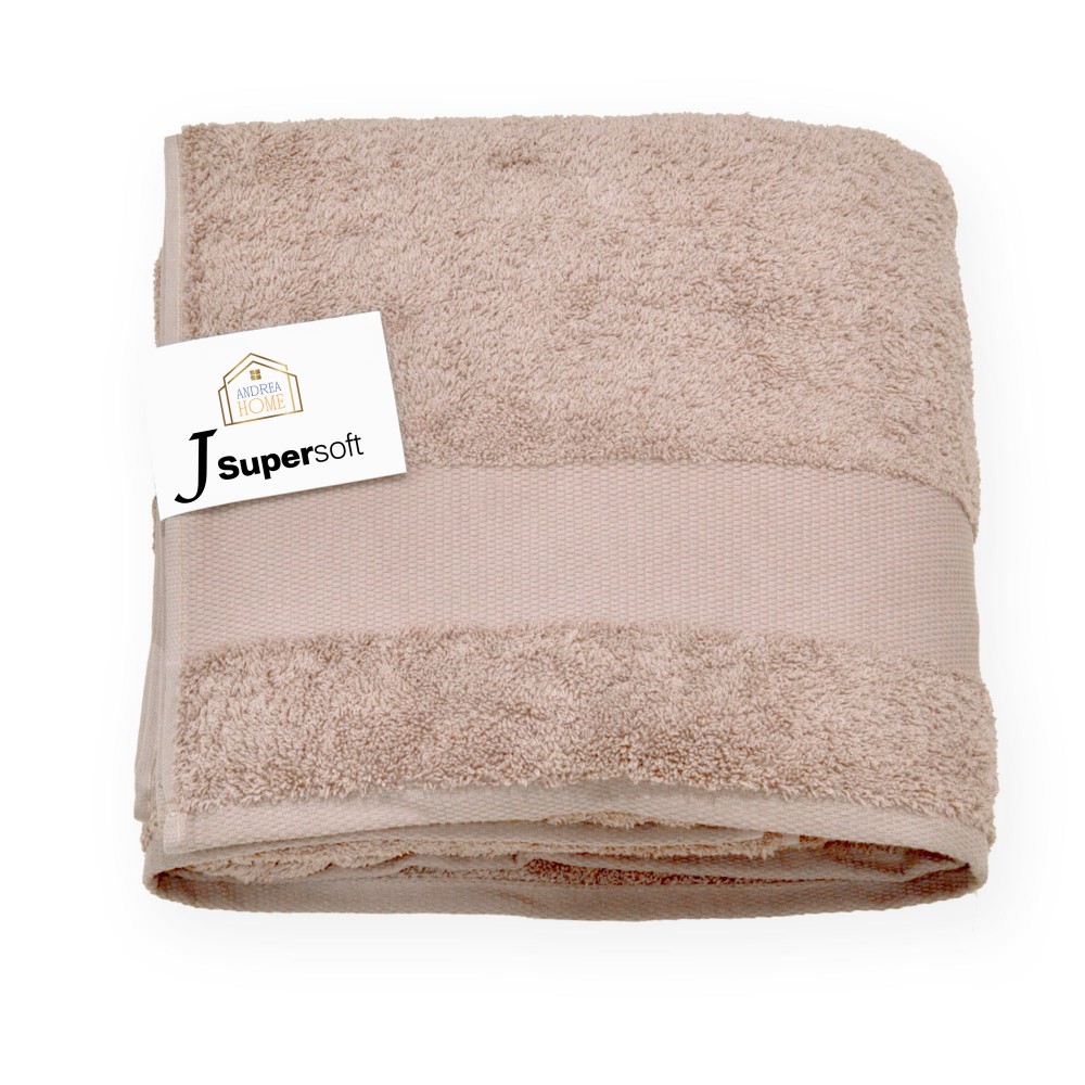 Telo Doccia Extralarge Andrea Home JSuperSoft Beige