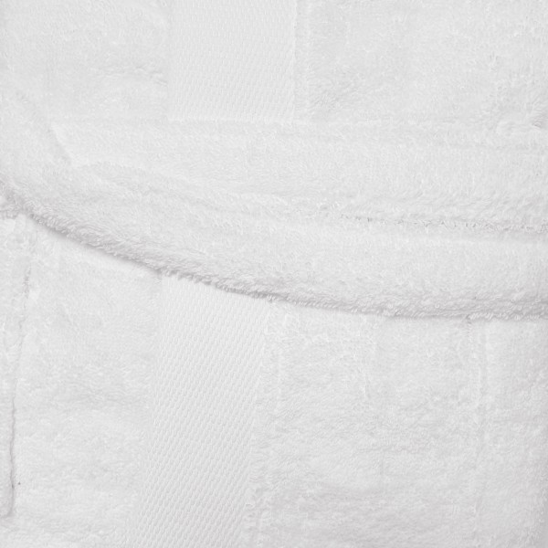 Peignoir à capuche Andrea Home JSuperSoft Blanc