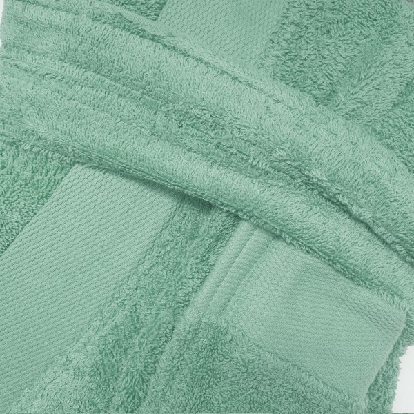 Accappatoio con cappuccio Andrea Home JSuperSoft Verde Menta