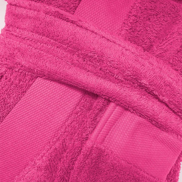 Peignoir à capuche Andrea Home JSuperSoft Fuchsia