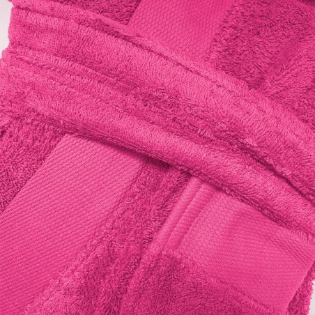 Bademantel mit Kapuze Andrea Home JSuperSoft Fuchsie