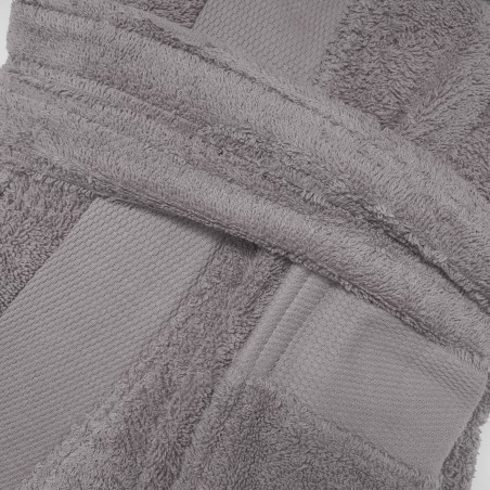 Accappatoio con cappuccio Andrea Home JSuperSoft Grigio Scuro