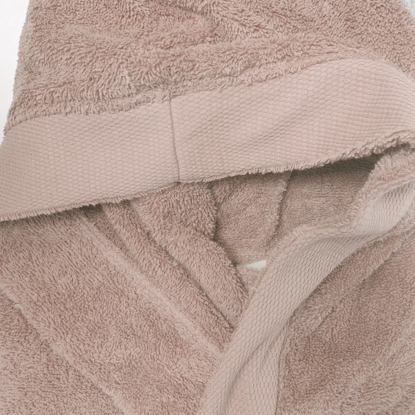 Bademantel mit Kapuze Andrea Home JSuperSoft Beige