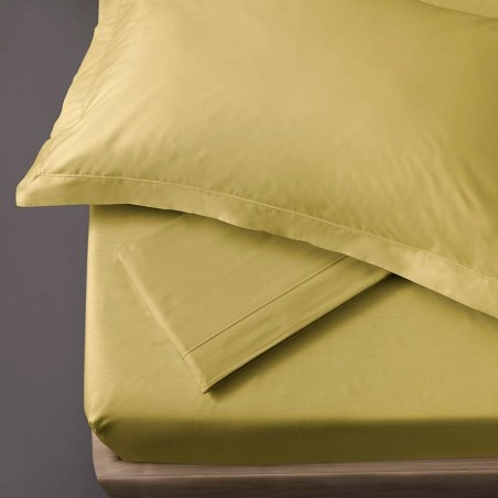 Coppia di federe 52x80 Camillatex NK COLOR colore Giallo Ocra