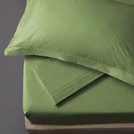 Drap de lit double Camillatex couleur jade NK Color