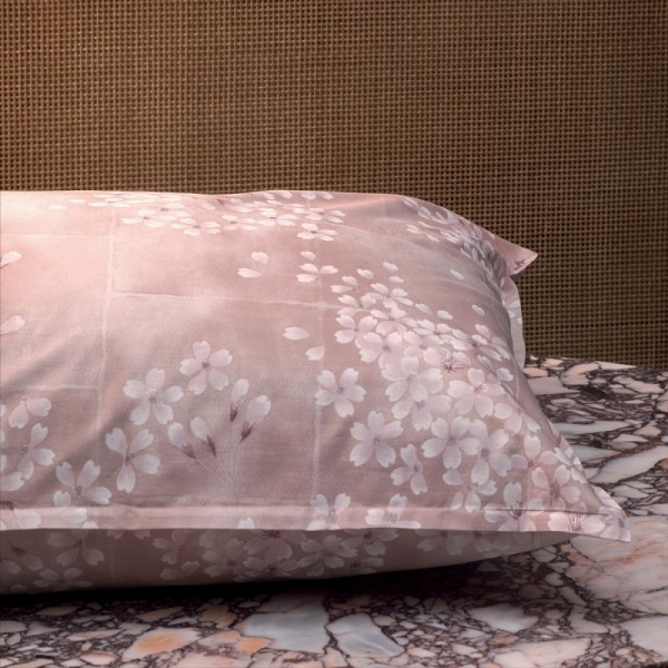 Completo lenzuola letto matrimoniale Fazzini Kimono colore Rosa