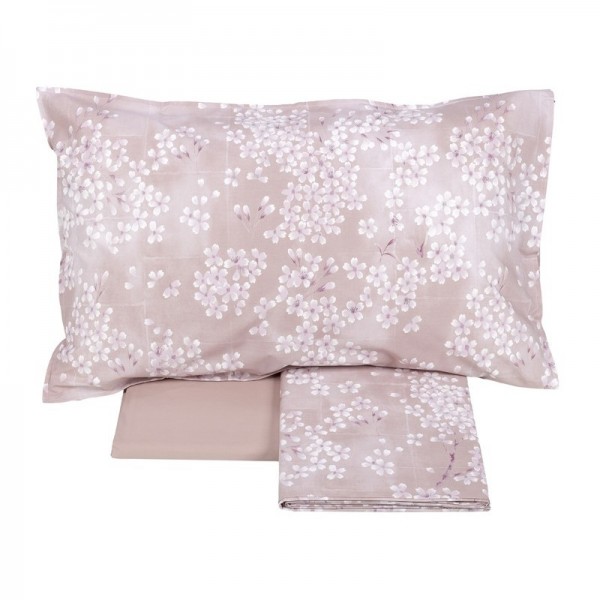 Bettwäsche-Set Doppelbett Fazzini Kimono Farbe Rosa