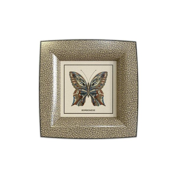 Videpoche 14x14 cm Borbonese Iconic colore Papillon