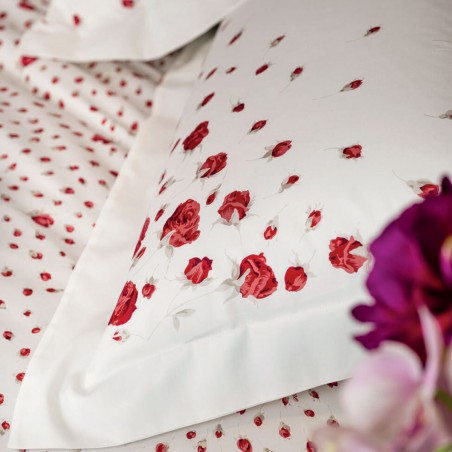 Completo lenzuola letto matrimoniale Blumarine Sogno colore rosso