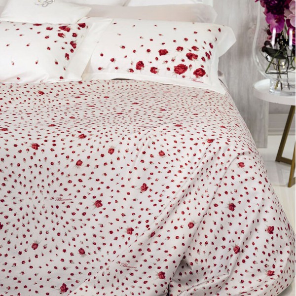 Completo lenzuola letto matrimoniale Blumarine Sogno colore rosso