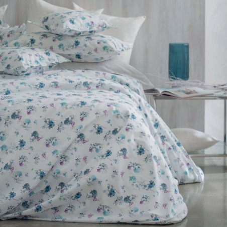 Completo lenzuola letto matrimoniale Blumarine Gloria colore ardesia