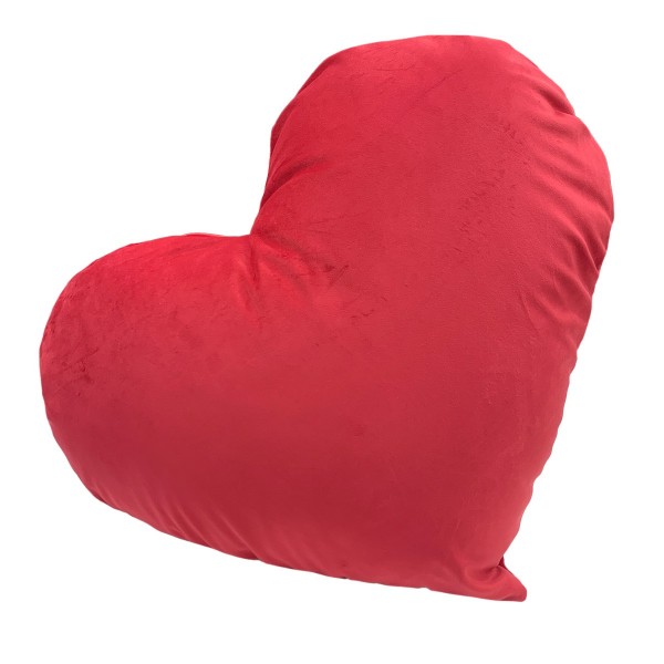 Cuscino arredo a forma di cuore grande con voulant Cielle Wiki colore rosso