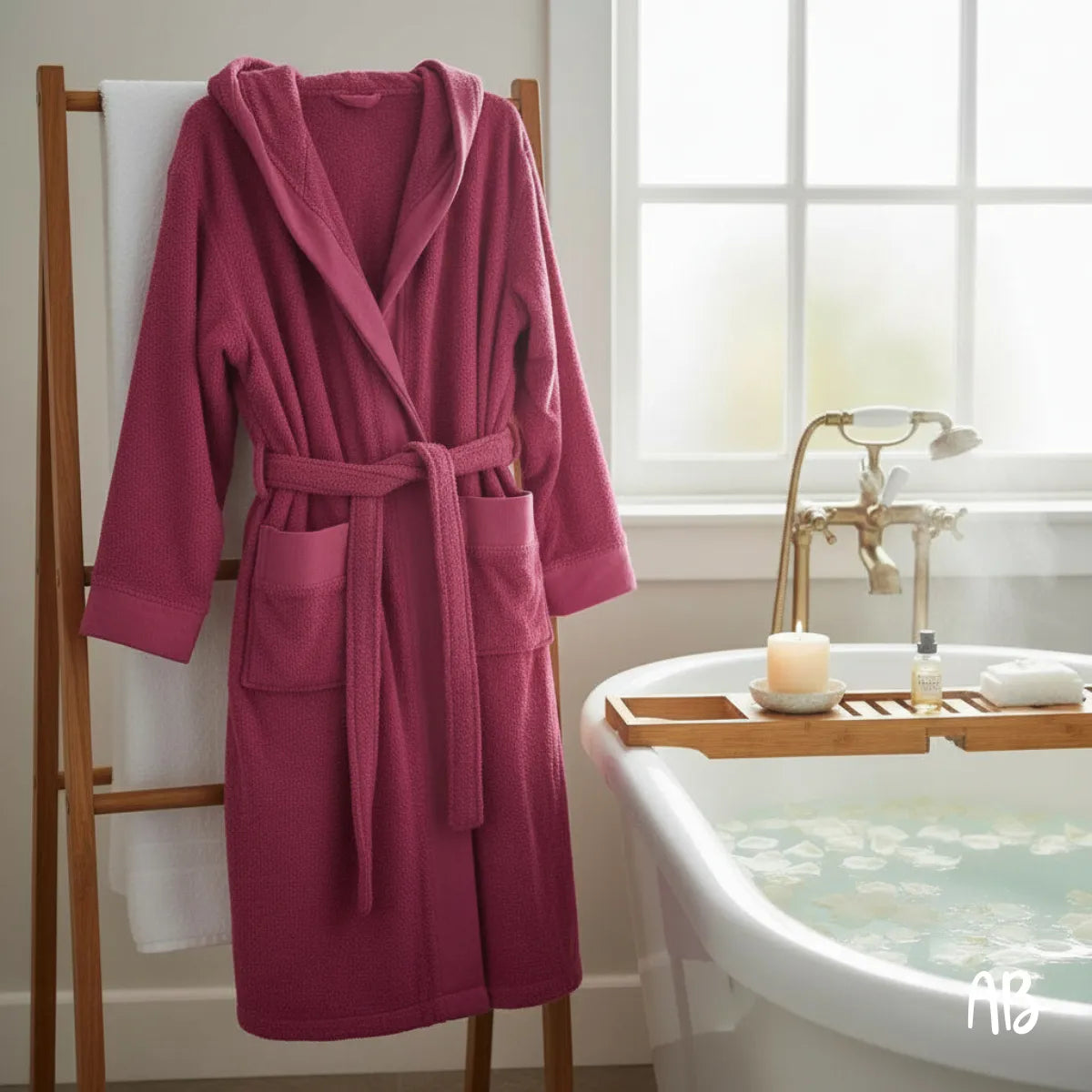 Accappatoio in spugna 600gr Andrea Home - Unisex