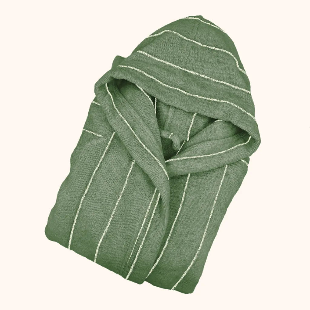 Accappatoio Smart colore Verde-off white taglia S/M