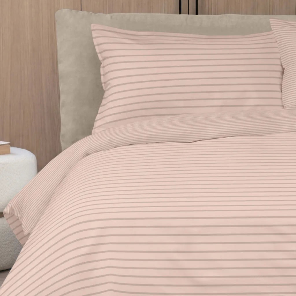 Completo copripiumino NO STIRO Easy Stripes