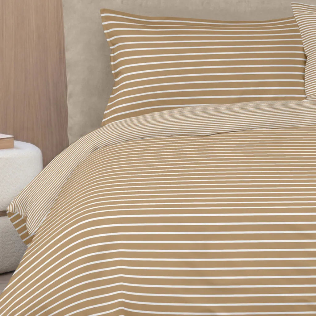 Completo copripiumino NO STIRO Easy Stripes