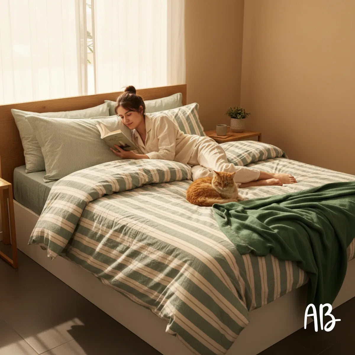 Completo Copripiumino NO STIRO Cavalieri Matilde