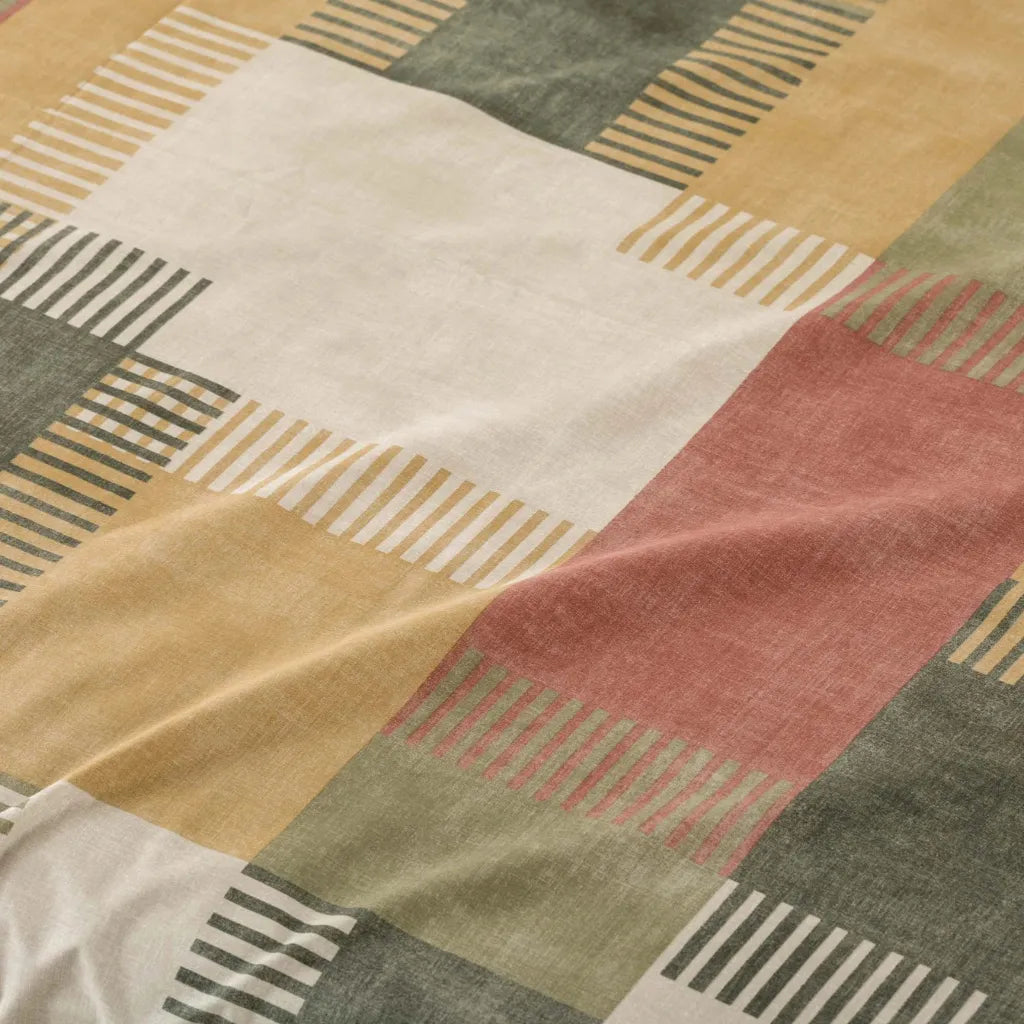 Completo lenzuola in cotone Parker colore Verde