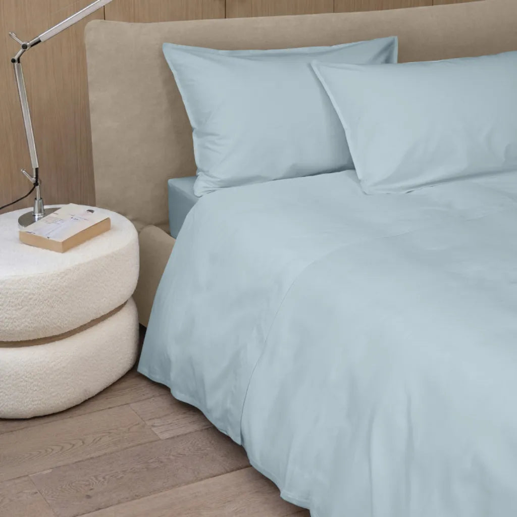 Completo lenzuola Easy NO STIRO colore Azzurro
