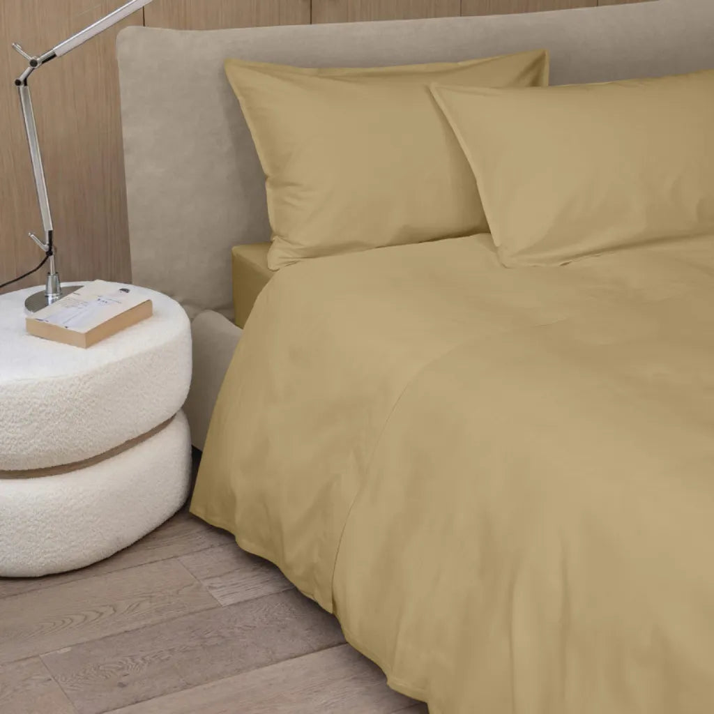 Completo lenzuola Easy NO STIRO colore Tan