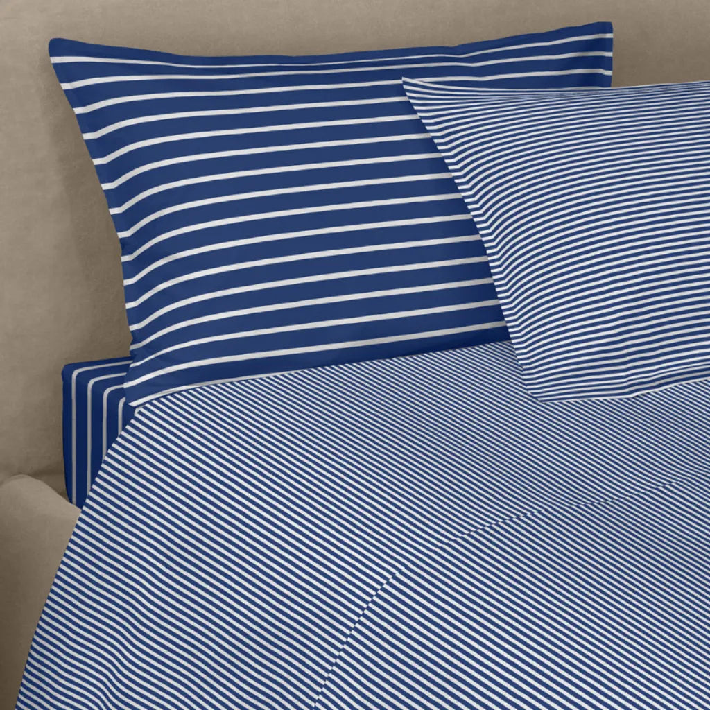 Completo lenzuola Easy Stripes NO STIRO