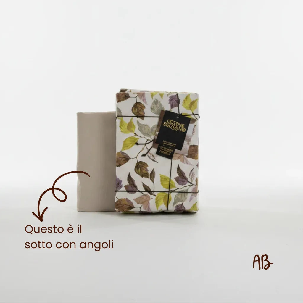 Completo lenzuola in cotone egiziano in percalle