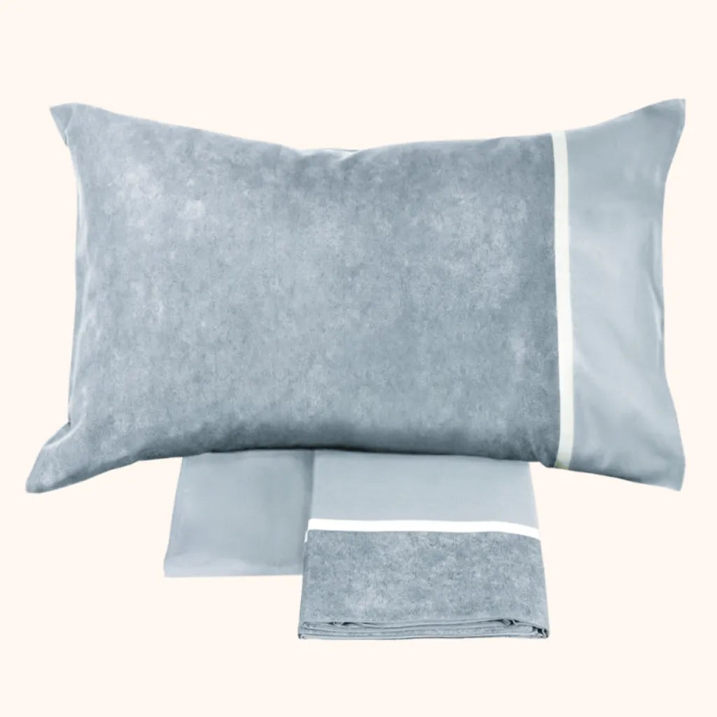 Completo lenzuola Galuchat colore Cielo