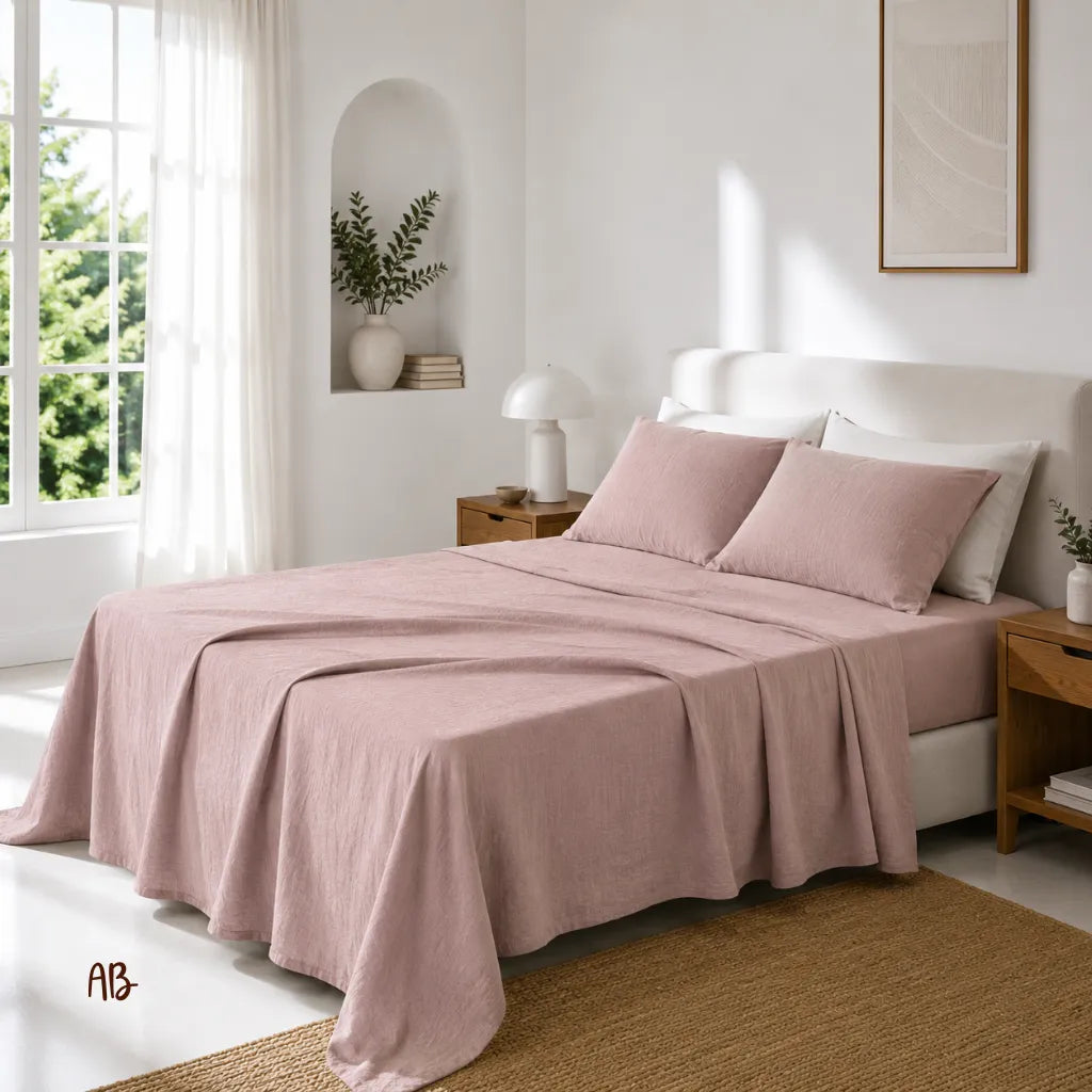 Completo lenzuola in 100% lino