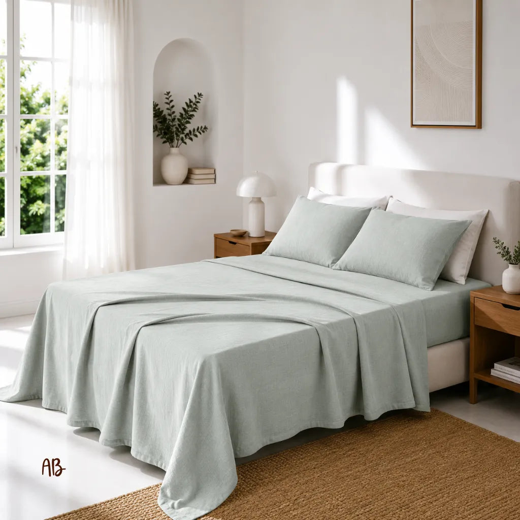 Completo lenzuola in 100% lino