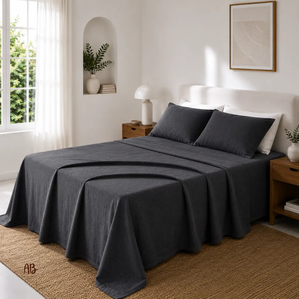 Completo lenzuola in 100% lino