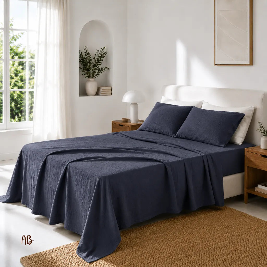 Completo lenzuola in 100% lino
