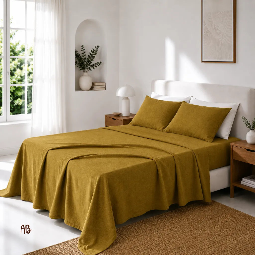 Completo lenzuola in 100% lino