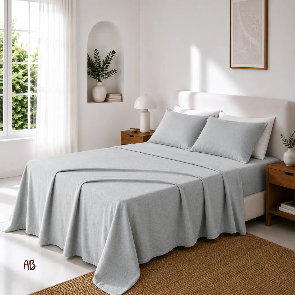 Completo lenzuola in 100% lino