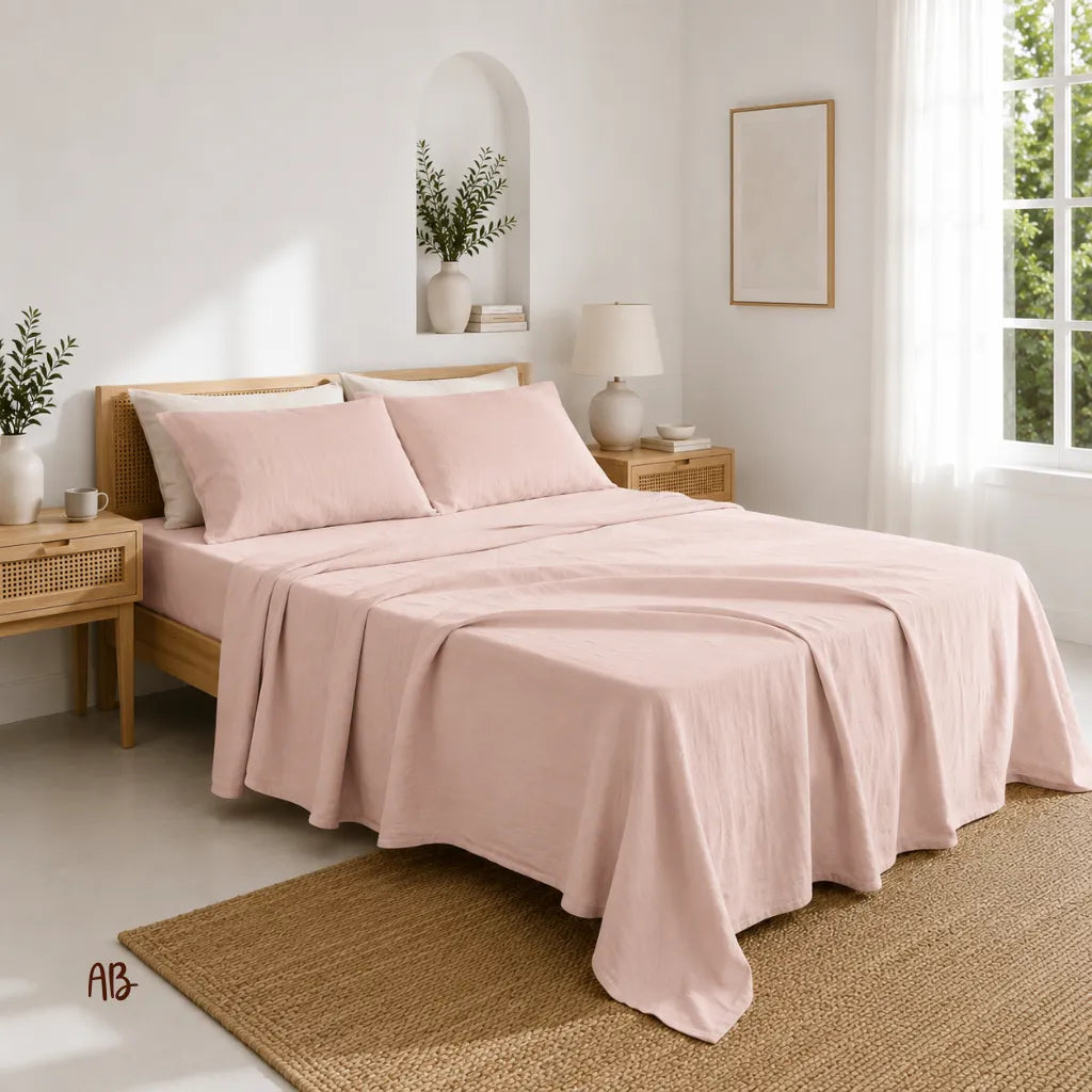 Completo lenzuola in 100% lino
