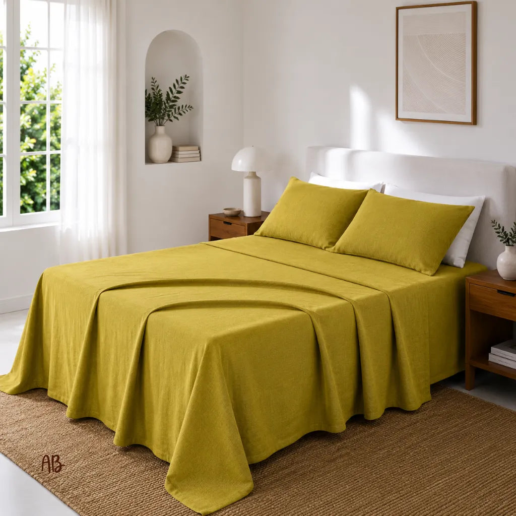 Completo lenzuola in 100% lino