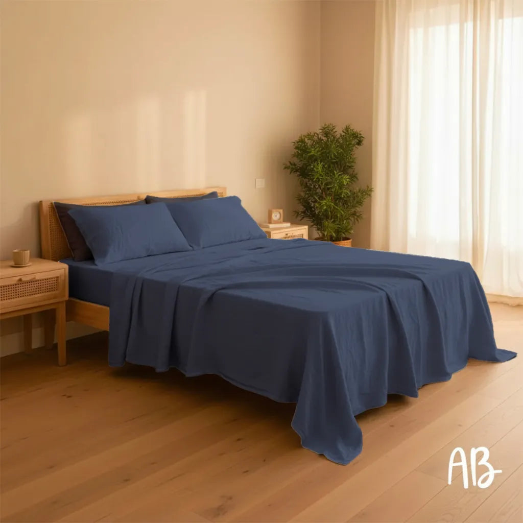 Completo lenzuola in lino