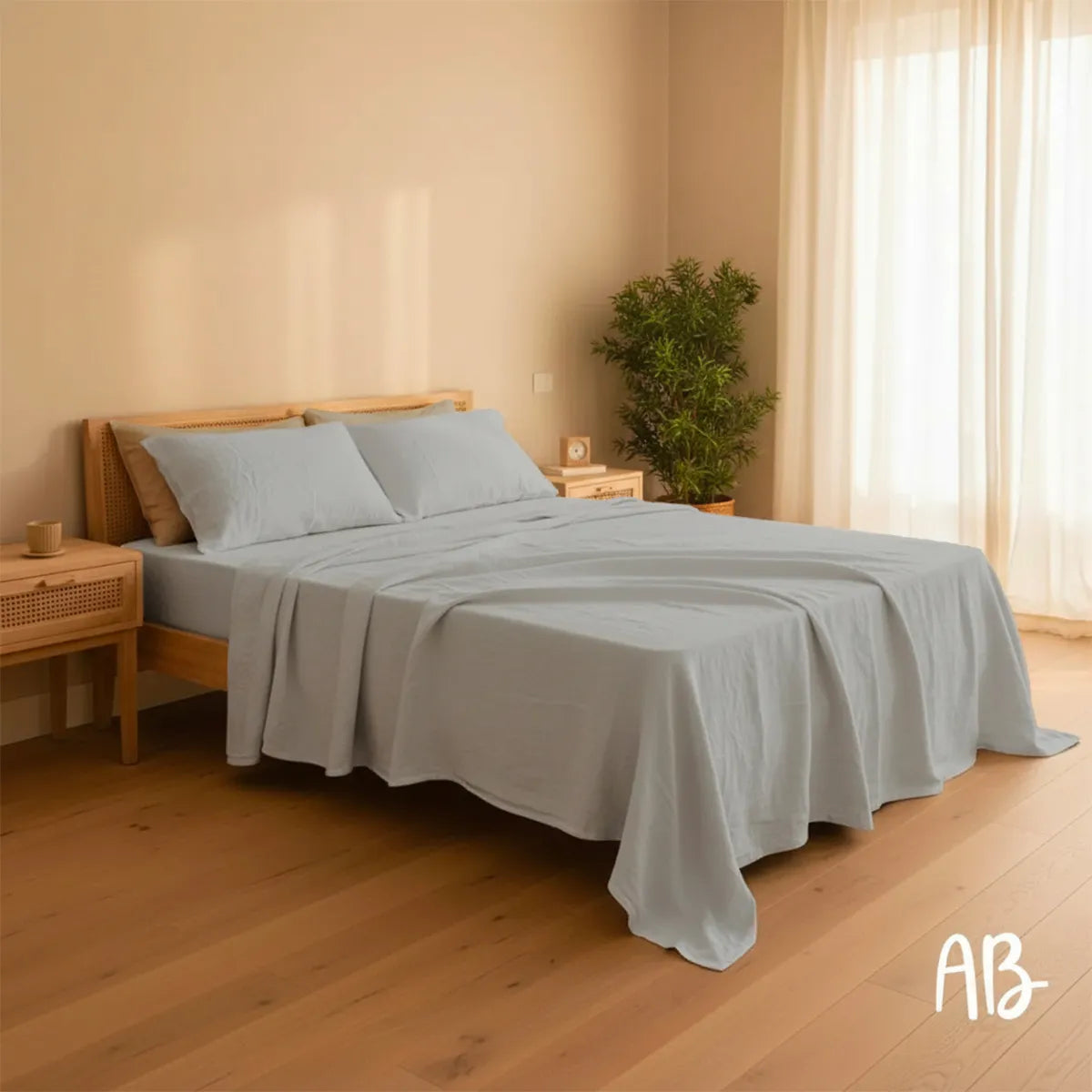 Completo lenzuola in lino